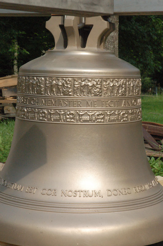 Ornate Bronze Bells at The Chapel of the Holy Spirit - Sacred Heart University, Fairfield, Connecticut