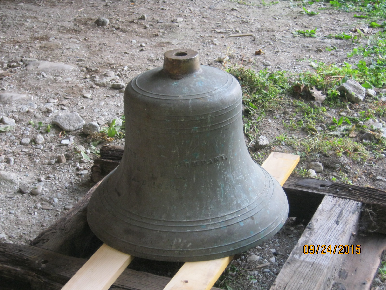 Meneely Bell Co, 1898 Used Bronze Bell