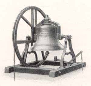 Engraving of a classic Meneely Bell as found in thousands of belfies worldwide