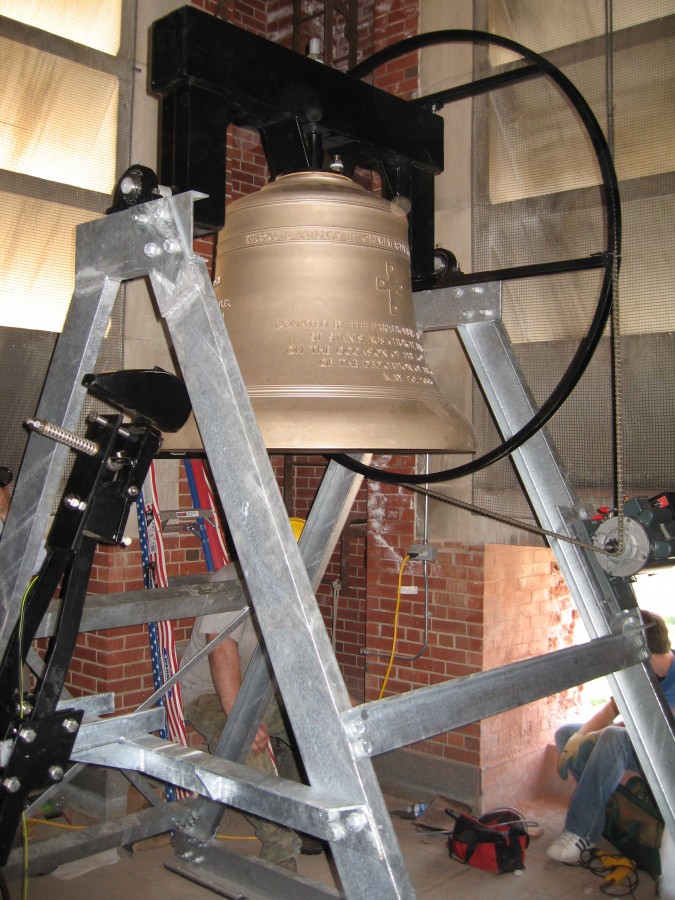 New Bronze Church Bell at St. Stanislaus Church - Bristol, Connecticut