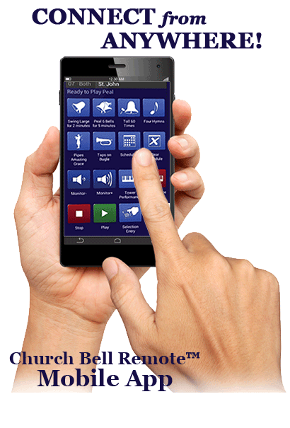 Chimemaster Systems Church Bell Remote (TM) Mobile App, carillons