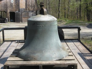 pre-owned church bell, Jones & Hitchcock Bronze Bell, 1853 Church Bell, 36 inch bronze bell